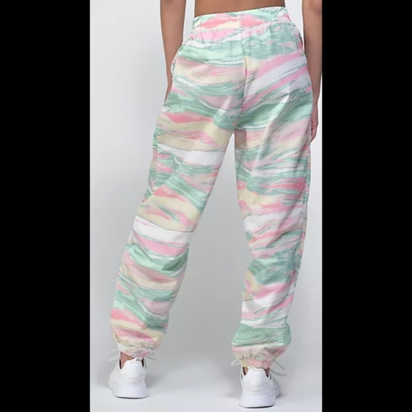 Adidas Women's Multicolor Pink Green Cream Size 2X - Picture 3 of 6